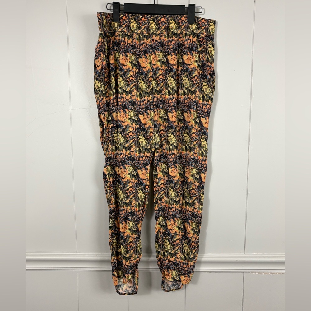 Anthropologie LA VI BY SAM & LAVI Women's High Rise Pant Tapered Leg Medium Boho